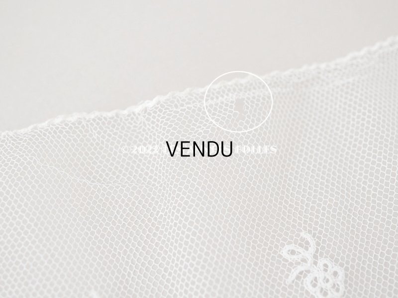 画像10: 19世紀末 アンティーク  手編みのボビンレース 幅広18.8cm アプリカシオン・アングルテール 