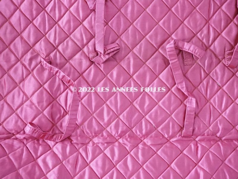 画像13: 19世紀 アンティーク シルク製 ソックスケース　 シルクリボンが結ばれた ソックス用ポシェット 