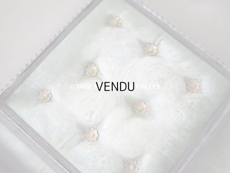 画像11: 【12周年セール対象外】19世紀 アンティーク 大きなコフレ グローブ・ド・マリエ　ジュエリーボックス グリーンのシルククッション