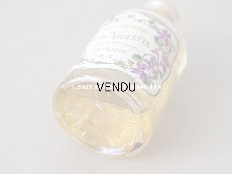 画像5: アンティーク 菫のパフュームボトル BRILLANTINE SANTA-VIOLETTA - G.LEMOINE PARIS -