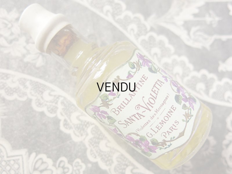 画像12: アンティーク 菫のパフュームボトル BRILLANTINE SANTA-VIOLETTA - G.LEMOINE PARIS -