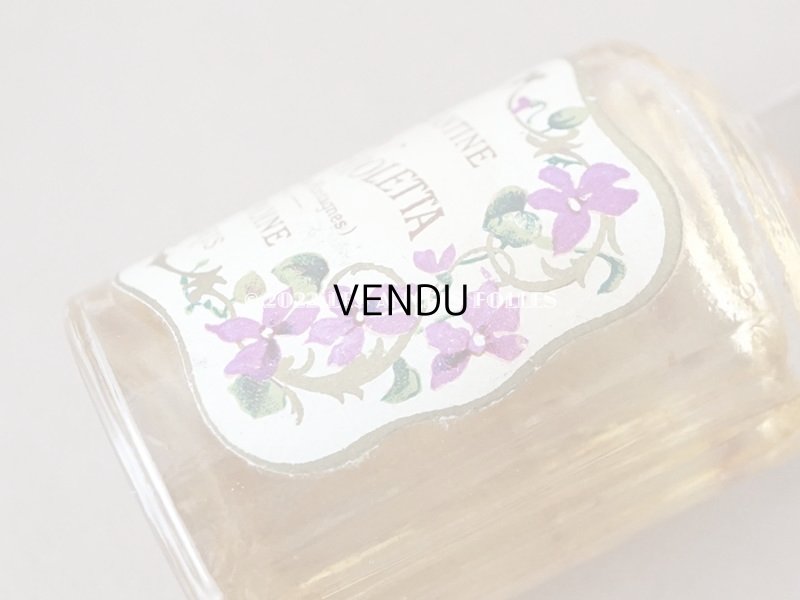 画像10: アンティーク 菫のパフュームボトル BRILLANTINE SANTA-VIOLETTA - G.LEMOINE PARIS -