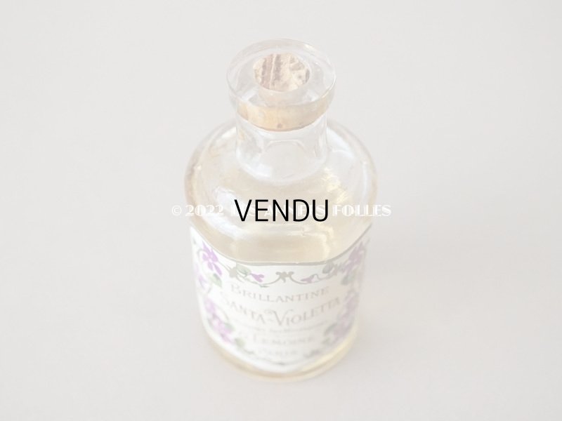 画像6: アンティーク 菫のパフュームボトル BRILLANTINE SANTA-VIOLETTA - G.LEMOINE PARIS -