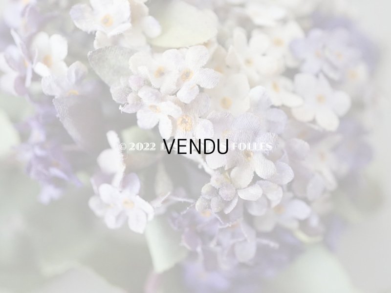 画像6: 【12周年セール対象外】アンティーク  紫の勿忘草の布花