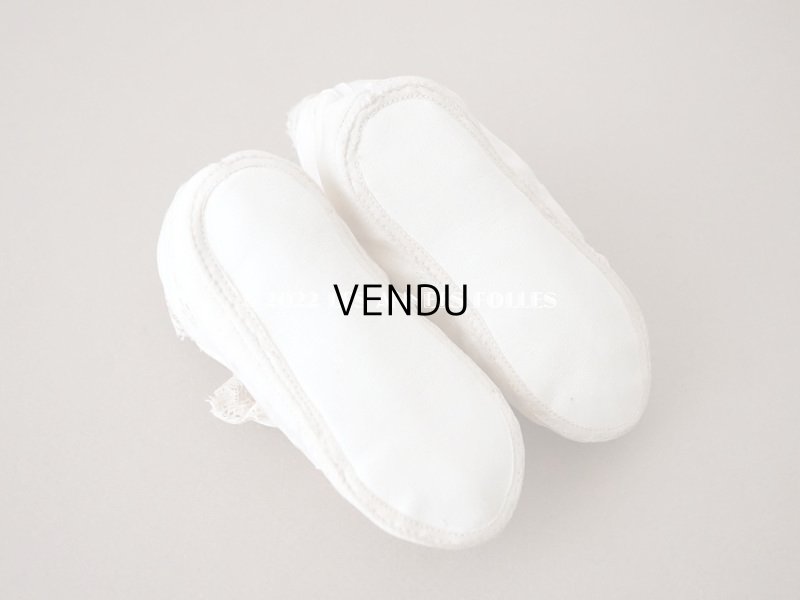 画像15: 【12周年セール対象外】1900年代 アンティーク ベビーシューズ  花模様の手刺繍入り ピンクのロココモチーフ付き