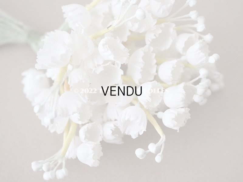 画像4: 【12周年セール対象外】アンティーク 鈴蘭の布花