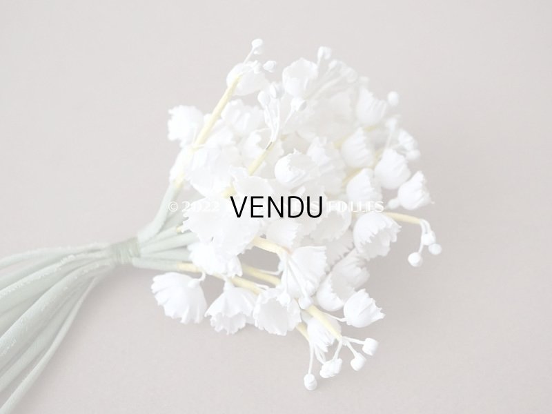 画像3: 【12周年セール対象外】アンティーク 鈴蘭の布花