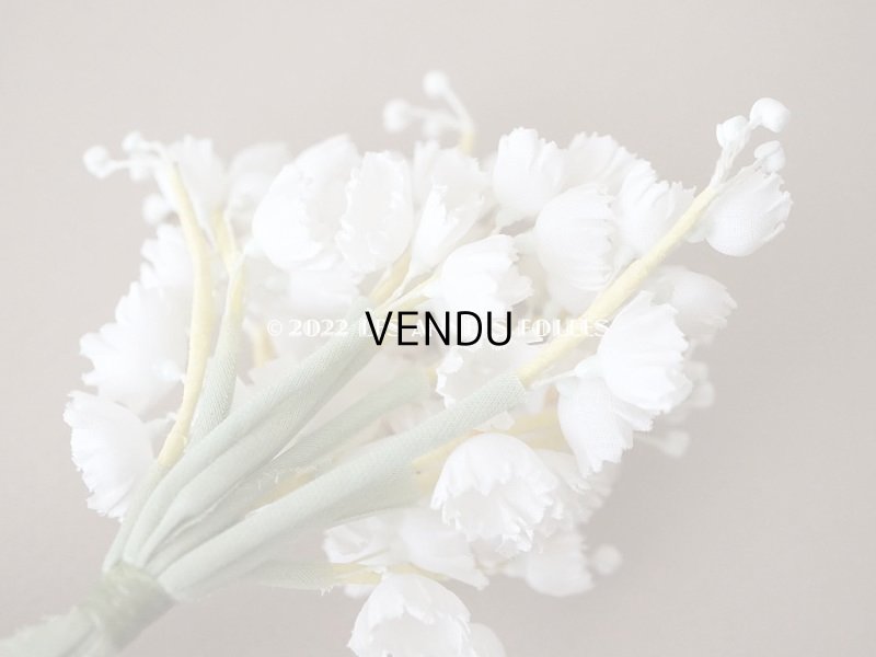 画像6: 【12周年セール対象外】アンティーク 鈴蘭の布花