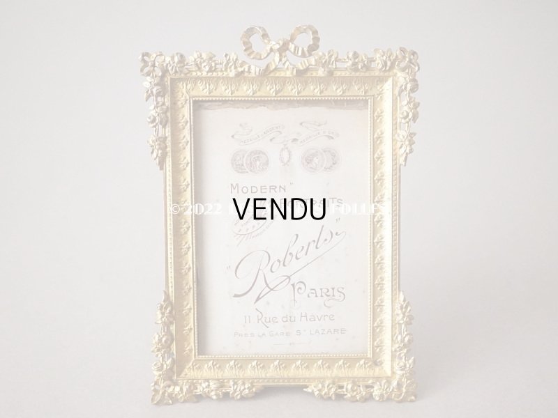 画像7: 【12周年セール対象外】アンティーク フォトフレーム  リボン＆薔薇のガーランド　ルイ16世スタイル