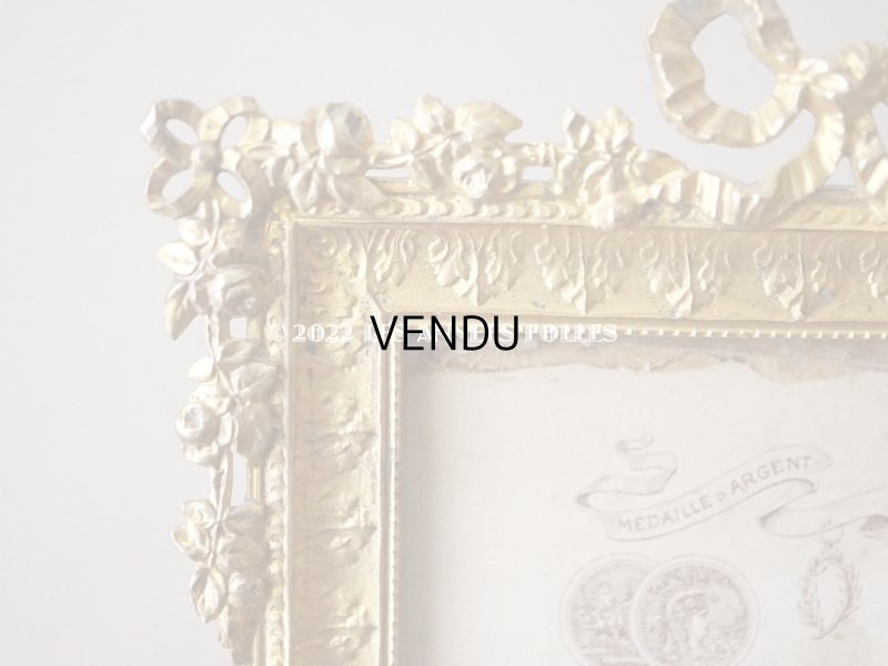 画像10: 【12周年セール対象外】アンティーク フォトフレーム  リボン＆薔薇のガーランド　ルイ16世スタイル