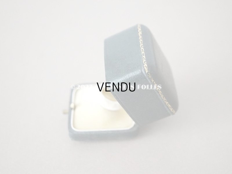 画像4: 【12周年セール対象外】19世紀末 アンティーク  本革製 リングボックス ジュエリーボックス 金彩入り ダークグリーン