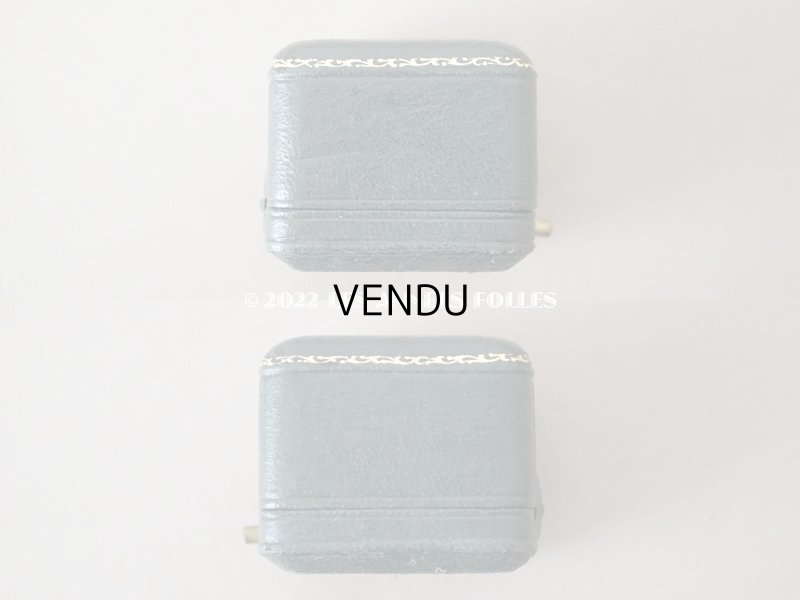 画像8: 【12周年セール対象外】19世紀末 アンティーク  本革製 リングボックス ジュエリーボックス 金彩入り ダークグリーン