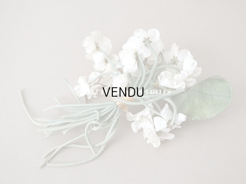 画像6: 【12周年セール対象外】1900年代 アンティーク 菫の布花 パルマスミレ