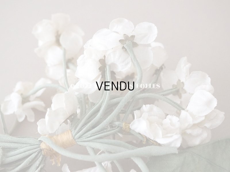 画像7: 【12周年セール対象外】1900年代 アンティーク 菫の布花 パルマスミレ