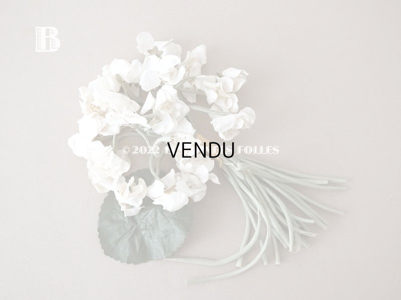 画像8: 【12周年セール対象外】1900年代 アンティーク 菫の布花 パルマスミレ