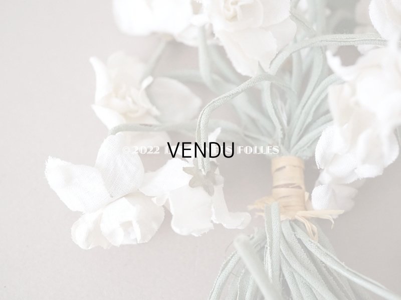 画像5: 【12周年セール対象外】1900年代 アンティーク 菫の布花 パルマスミレ