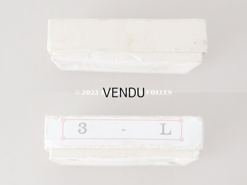 画像5:  アンティーク  箱付き イニシャル モノグラム N3【L】8ピース & 【S】6ピース IDEAL BRODERIE