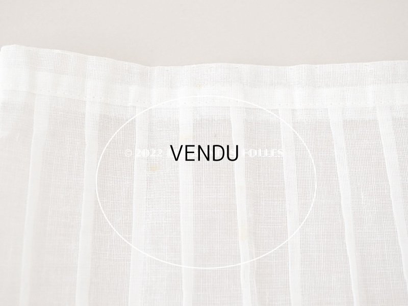 画像13: 1900年代 アンティーク 幅広 ドレスの裾  プリーツ入り レース付 2.85m 幅13.4cm　コットンオーガンジー