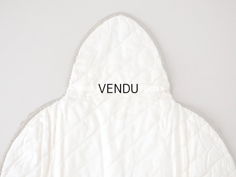 画像11: アンティーク シルク製 ハンキーケース ロココトリム＆レース　グレイッシュブルー ハンカチ用ポシェット - A LA PENSEE PARIS -