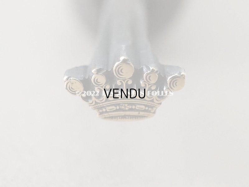 画像6: 19世紀末 アンティーク 王冠紋章 箔押し用のこて