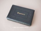 19世紀末 アンティーク パペトリーボックス　木箱　PAPETERIE