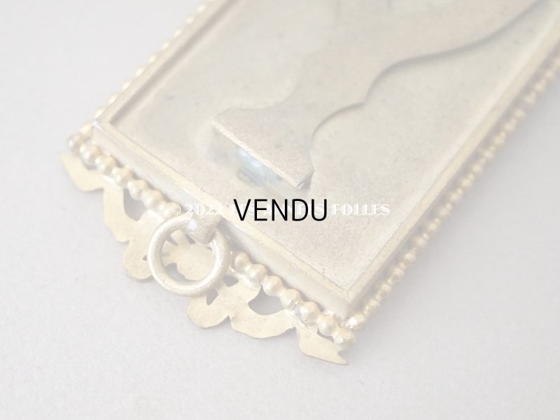 画像7: アンティーク とても小さなフォトフレーム  リボンモチーフ付き