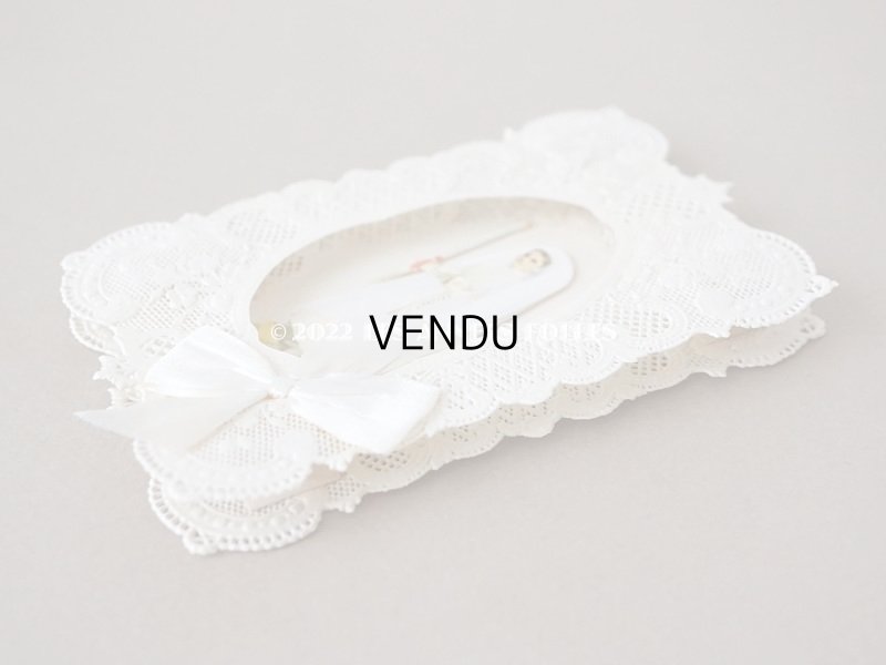 画像5: 19世紀末 アンティーク  初聖体の立体カニヴェ  ポップアップ クロモ 薔薇模様