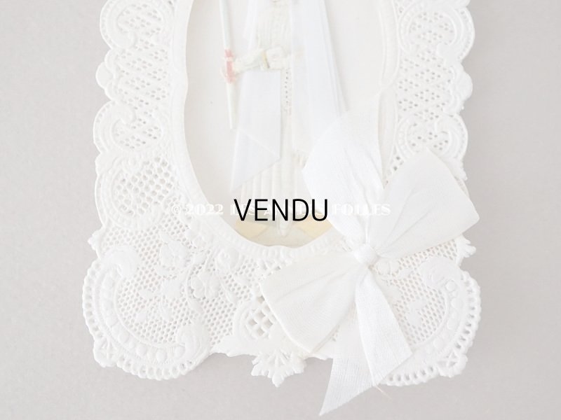 画像3: 19世紀末 アンティーク  初聖体の立体カニヴェ  ポップアップ クロモ 薔薇模様