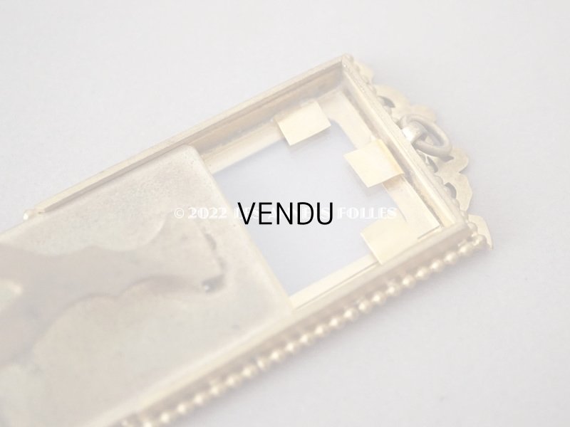 画像8: アンティーク とても小さなフォトフレーム  リボンモチーフ付き