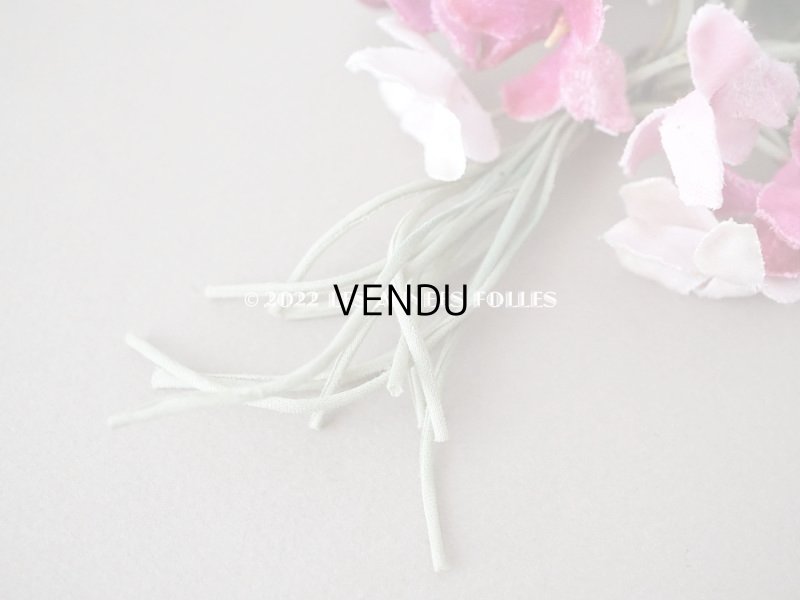 画像4: アンティーク ピンクの菫の布花  ベルベット　