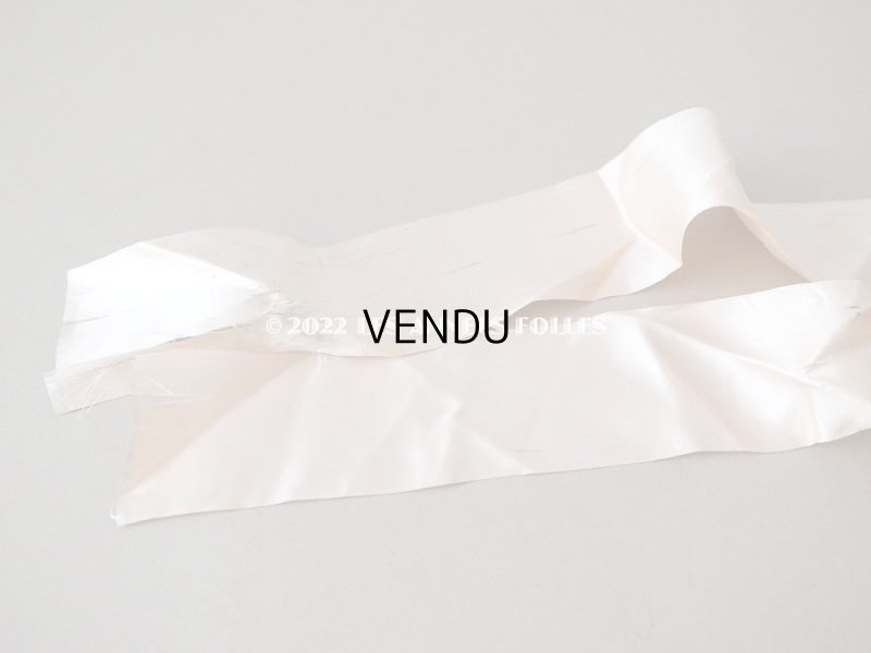 画像14: 1920年代 アンティーク  レースのボネ パウダーピンクの薔薇のロココトリム＆ピンクのシルクリボン付き 