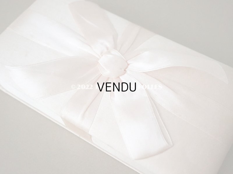 画像4: アンティーク シルク製 リボンが結ばれた バテムのお菓子箱 パウダーピンク