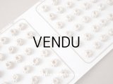 アンティーク シルク製 くるみボタン ライトベージュ 8mm 6ピースのセット 