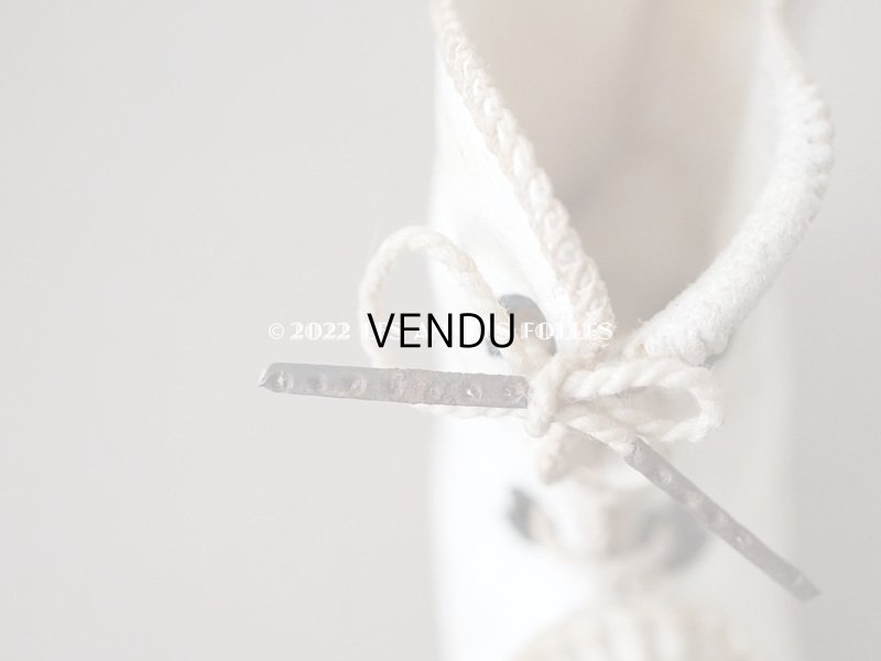 画像10: アンティーク ドールシューズ レザーブーツ CP 8 1/2 約6.5cm