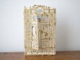 画像1: 1882年 アンティーク  初聖体の立体カニヴェ  ポップアップ クロモ 扉付き (1)