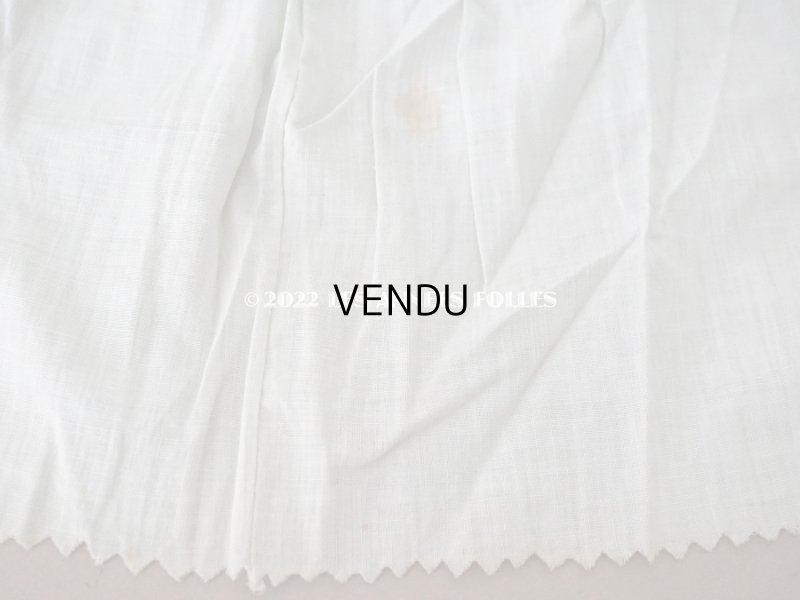 画像8: 1900年代 アンティーク  ドレスの裾  パウダーブルー　1.75m 幅広26cm 