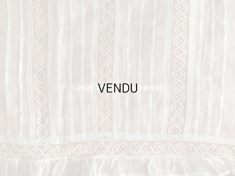 画像7: アンティーク ベビー用 ベッドカバー ベビーピンク 57.5×72.5cm