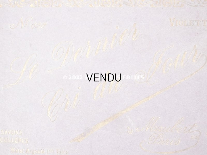 画像6: アンティーク 菫のソープボックス  - MAUBERT PARIS -