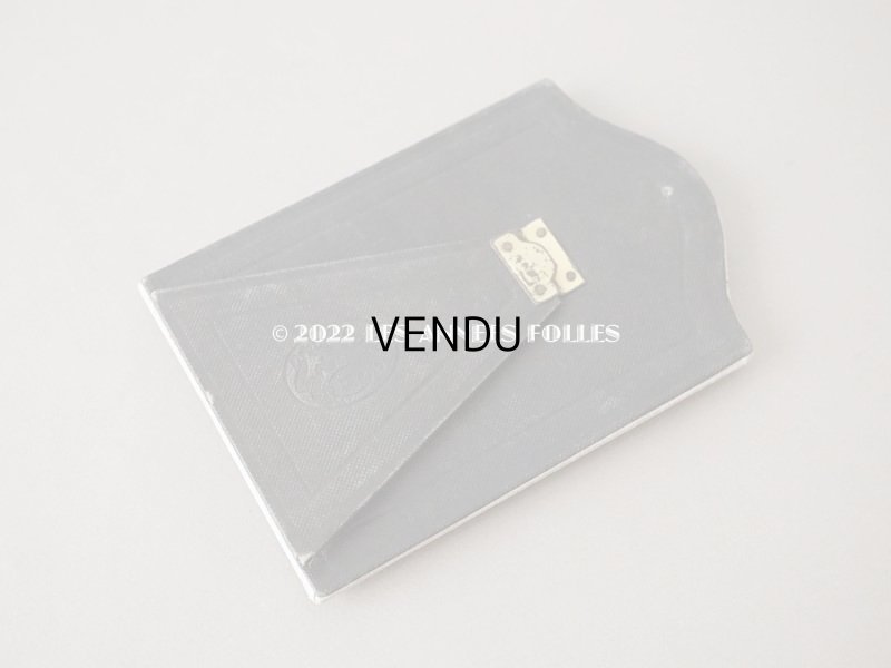 画像8: アンティーク 本革製 フォトフレーム  百合の紋章