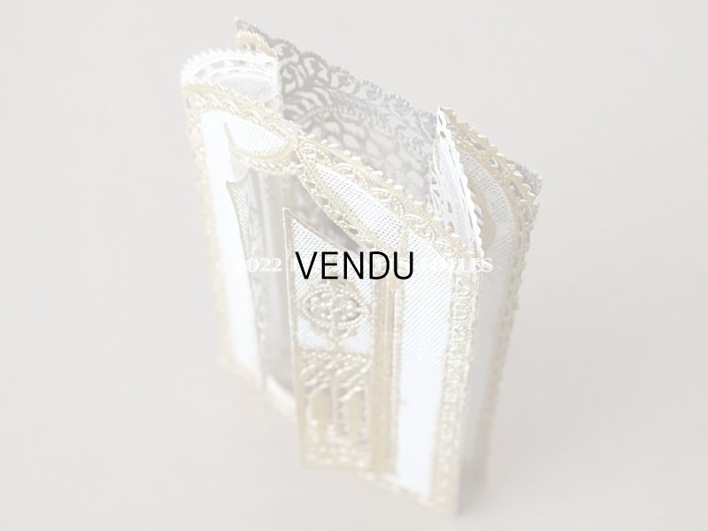 画像8: 19世紀末 アンティーク  初聖体の立体カニヴェ  ポップアップ クロモ 扉付き