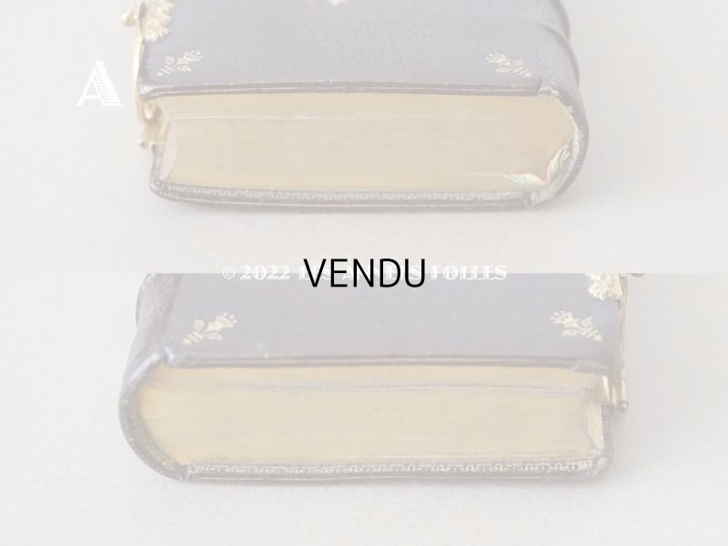 画像5: 1873年 アンティーク 小さなミサ典書 ゴールドの装飾　