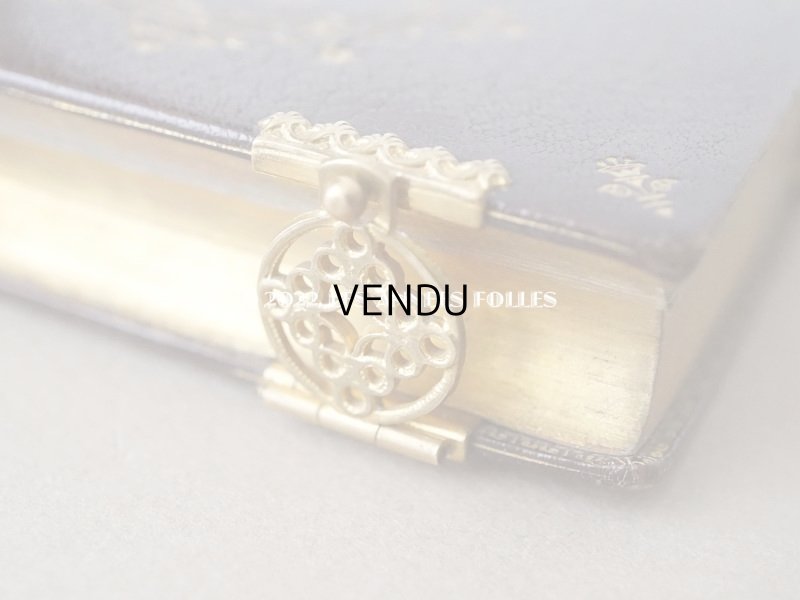 画像6: 1873年 アンティーク 小さなミサ典書 ゴールドの装飾　