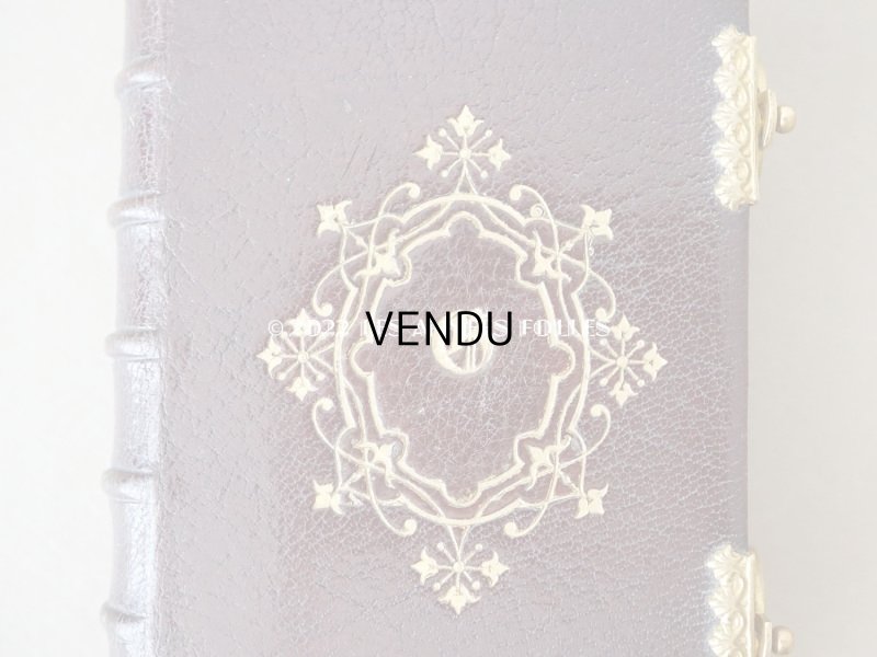 画像8: 1873年 アンティーク 小さなミサ典書 ゴールドの装飾　