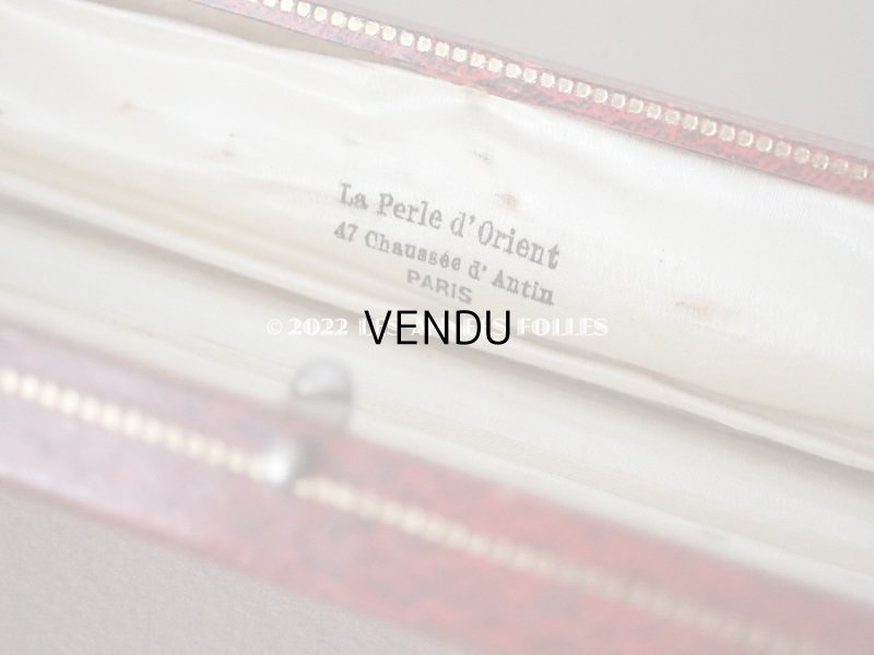 画像8: アンティーク 金彩入り ジュエリーボックス 赤&黒