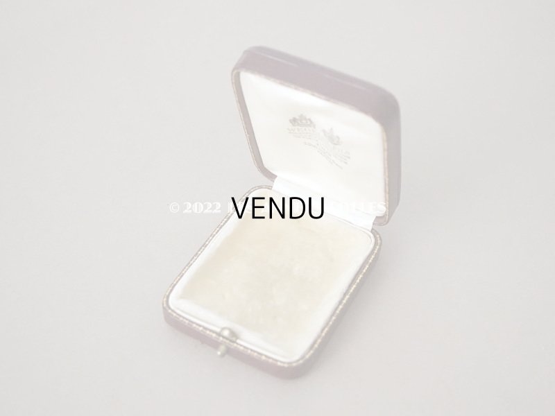 画像7: アンティーク  本革製 ジュエリーボックス ボルドー