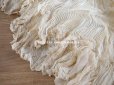 画像10: 1900年頃　アンティーク ウエディングドレスのスカート　シルクシフォンのプリーツ