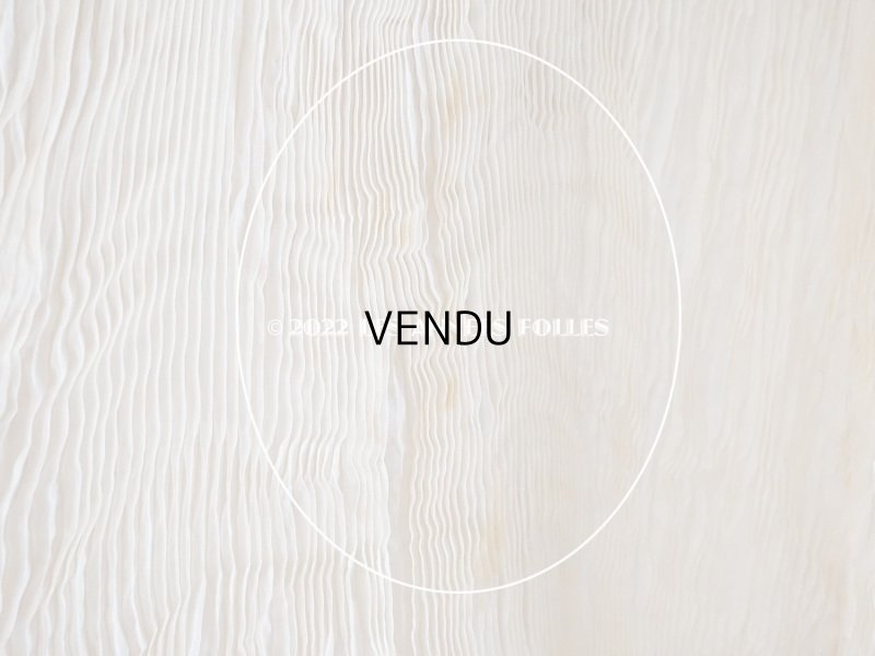 画像18: 1900年頃 アンティーク ウエディングドレスのスカート シルクシフォンのプリーツ