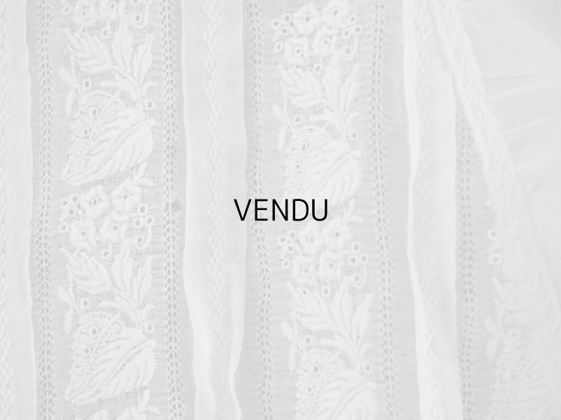 画像20: アンティーク 洗礼式のベビードレス 手刺繍＆手縫い