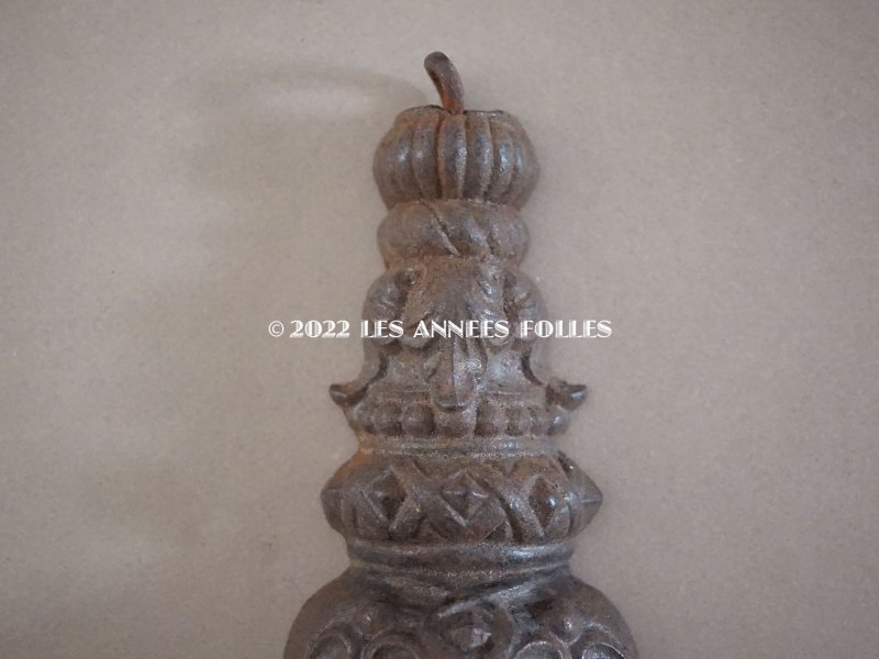 画像7: アンティーク カーテンのタッセル型 重し メタル製