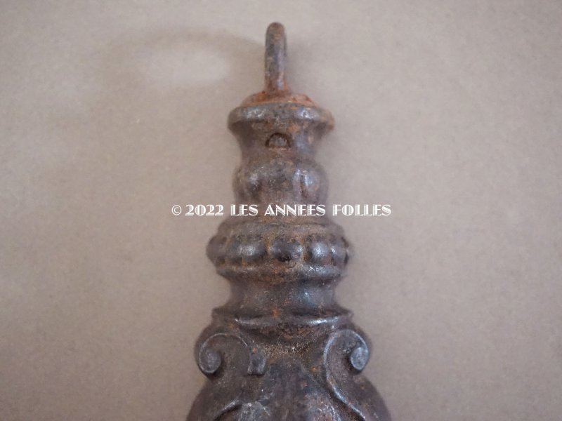 画像12: アンティーク カーテンのタッセル型 重し メタル製